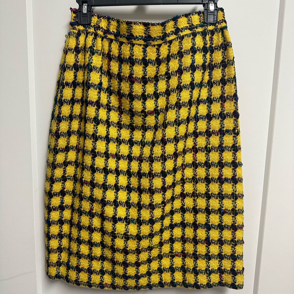 Vintage Tweed Doncaster Straight Skirt